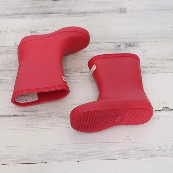 Hunter Original Kids First Classic Rain Boot Matte Pink 7 US NEW without box - Picture 4 of 6